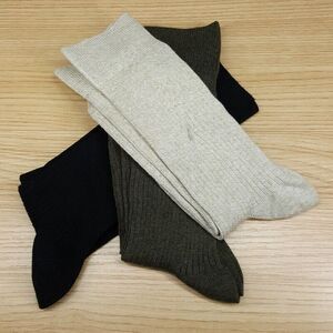 GOLD TOE Mens Crew Dress Socks Tan Olive Black 3-Pack Stanton Knit Comfort